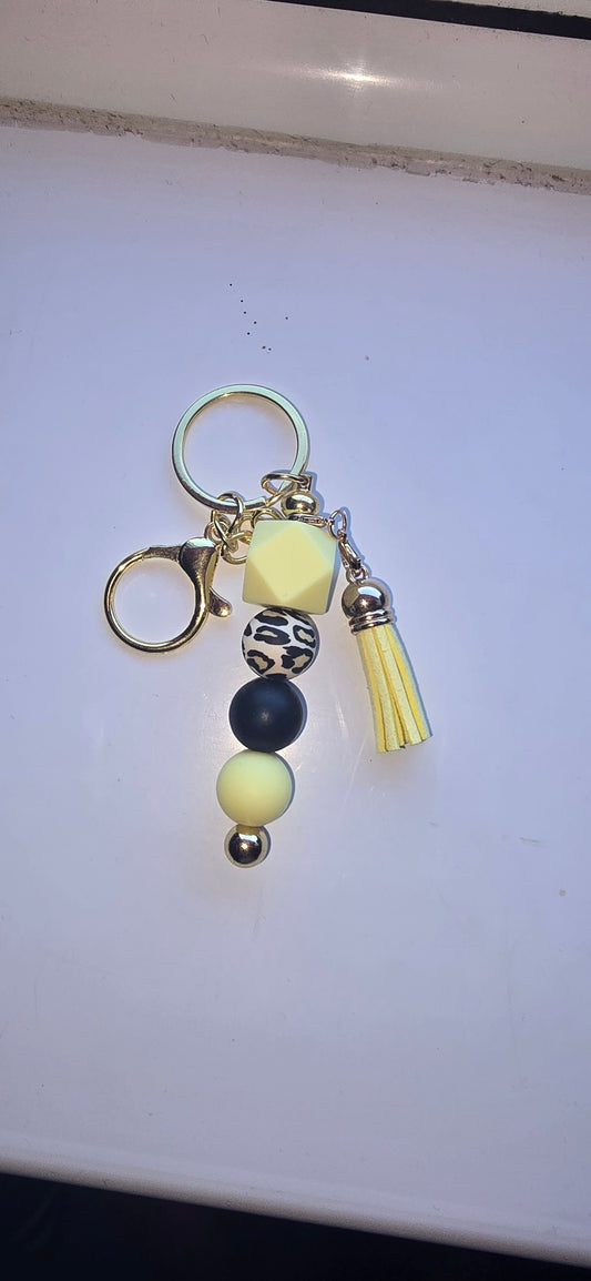 Beaded keyring